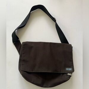 Jack Spade Canvas Single Strap Messenger Bag in Brown Mens One Size